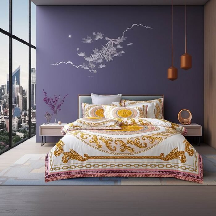 Parrure de Lit 4 pièces - Versace – Image 9